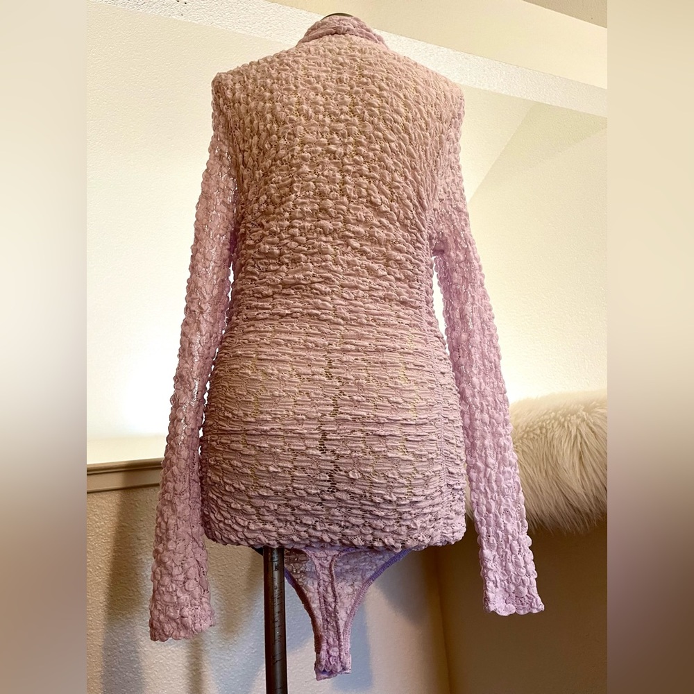 EUC S Lace Free People Bodysuit - Picture 4 of 9